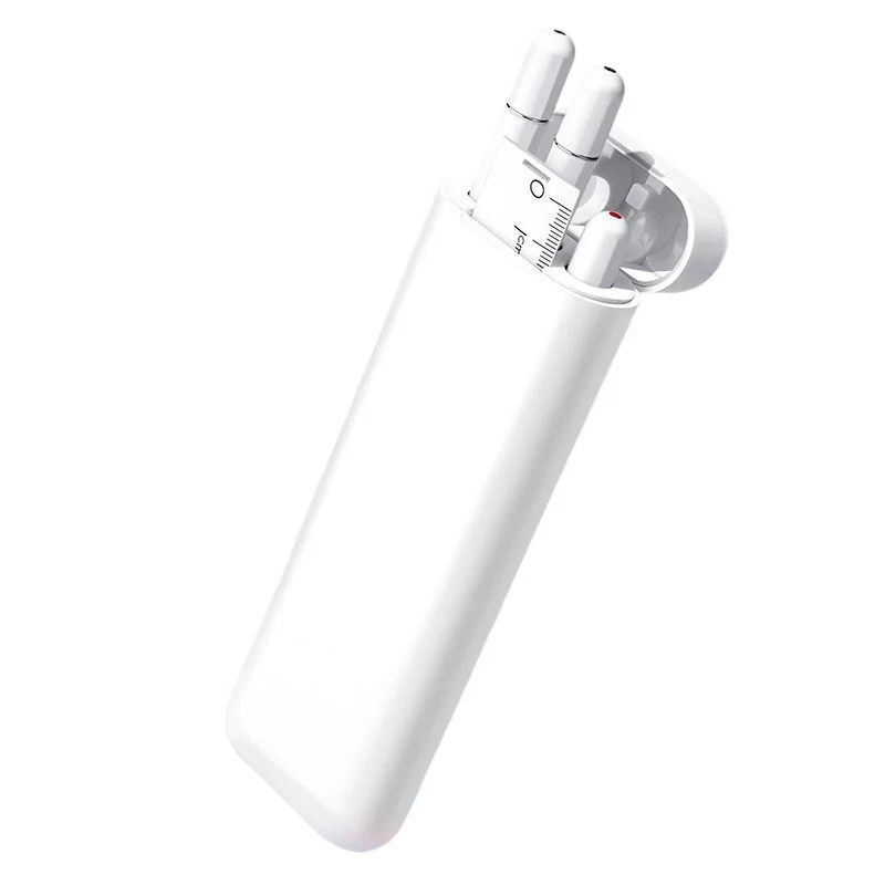 3 Gel Pens Set with Red/Blue/Black Inks & Ruler - Compact Travel Pen Case for Exams, School Essentials, Office Supplies