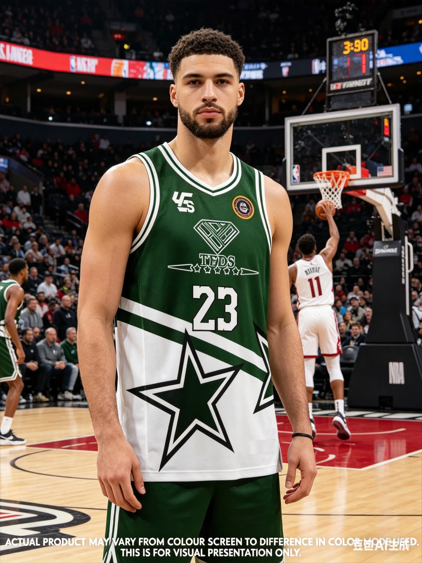 

2026 New 3D Digital Printing Basketball Jersey - Daily Edition - Suitable for individual training and team competitions Family