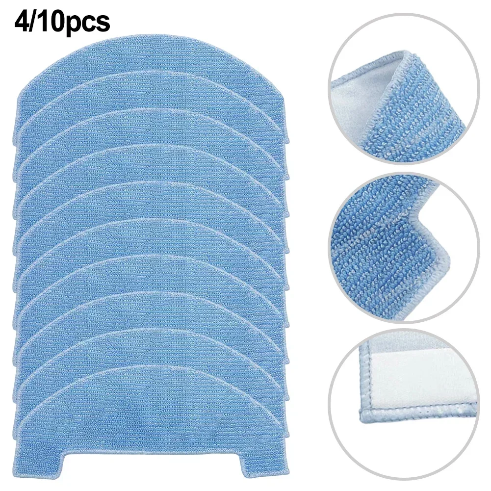 4/10 Packs Mop Cloth For For R80 Base Vacuum Cleaner Parts Replacement Mop Cloths Sweeping Cleaning Tool