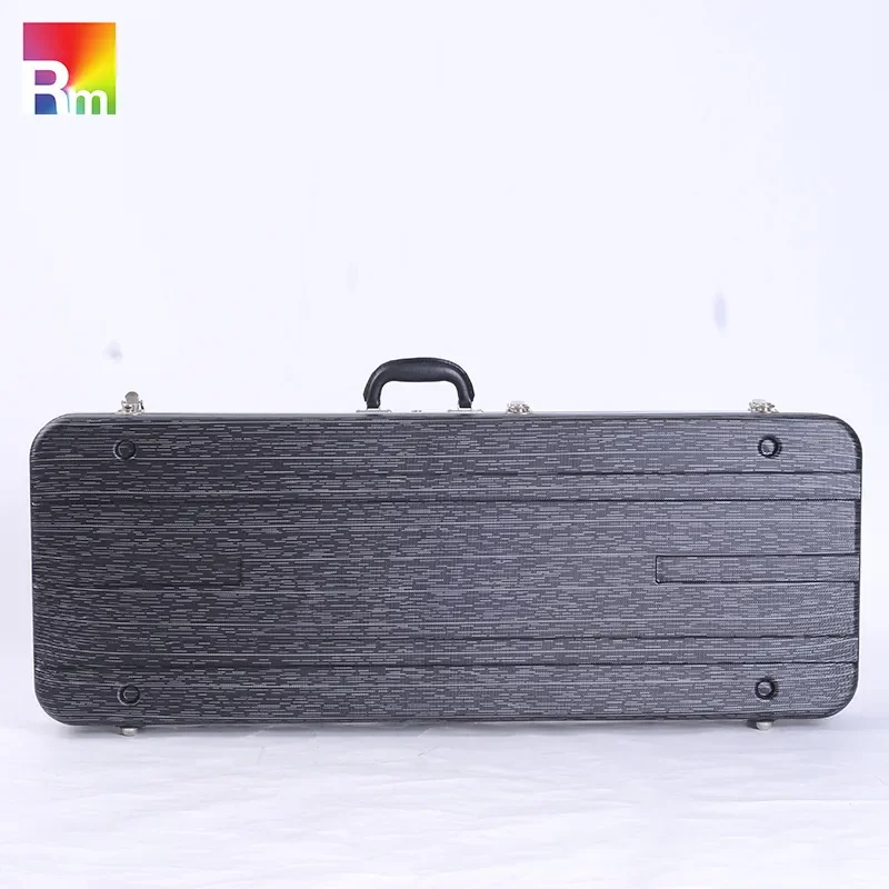 High Grade ABS Electric Guitar Case Square Hard Shell for Electric Bass Pressure Resistant Shockproof Protective Gig Bag