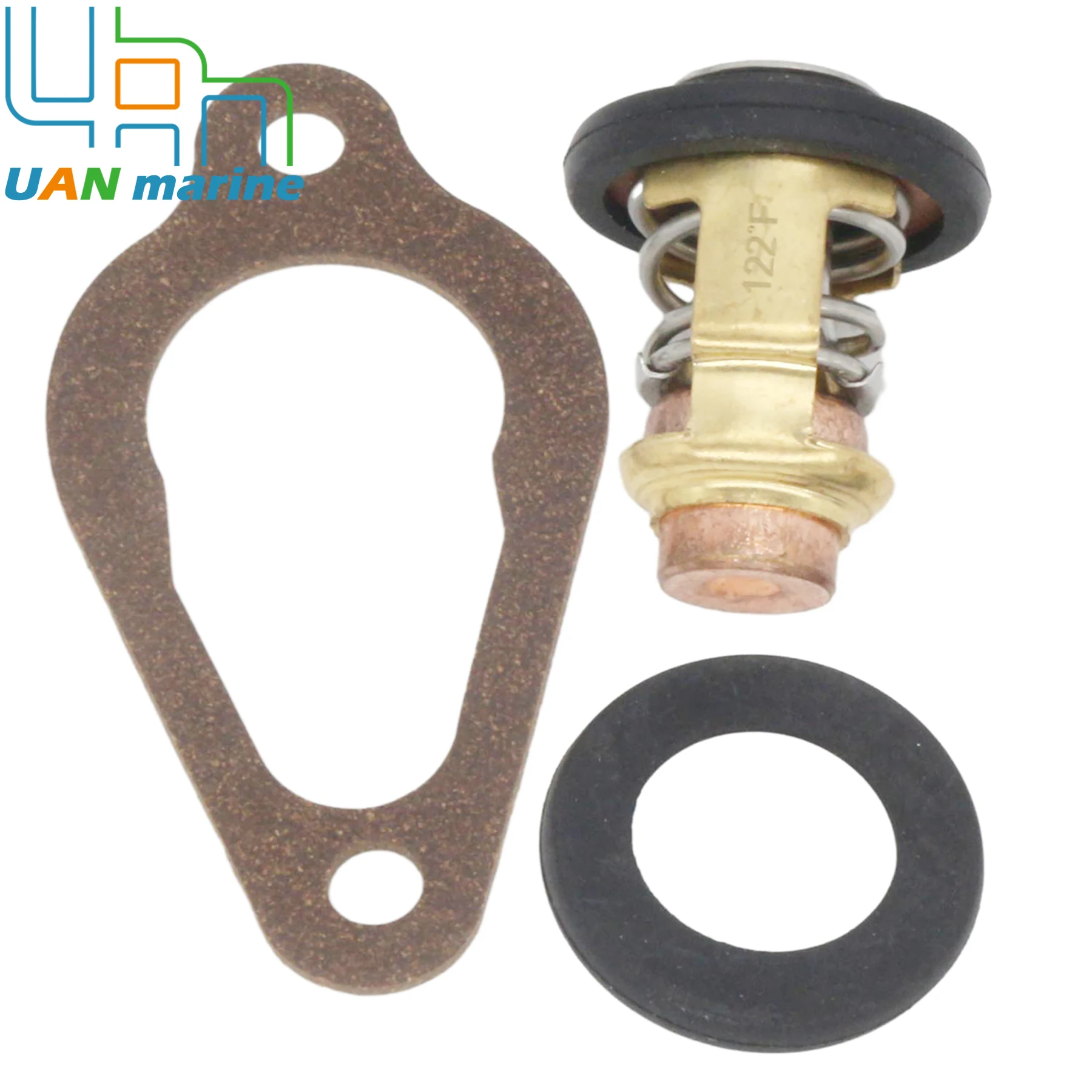 3H6-01030 345-01030 For Nissan Tohatsu 2-40 HP Outboard Engine Cooling System Thermostat Kit 122℉ 50℃ 345-01030-1 350-01030-1 image 2