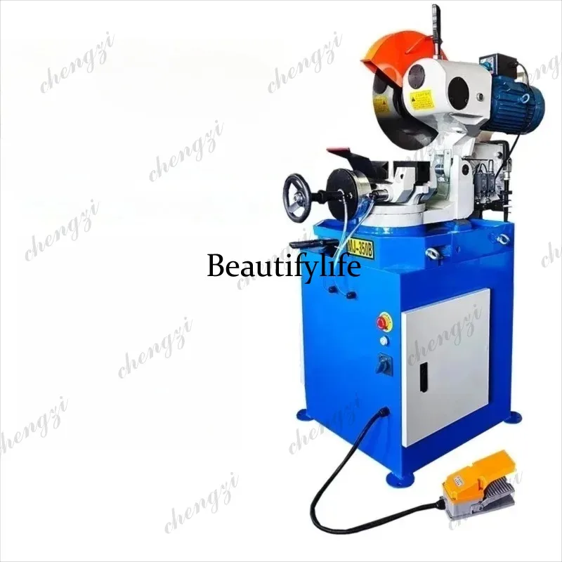

ASMHigh Precision 315mm Metal Pipe Cutting Machine Burr Free Circular Saw 45 Degree Angle Miter Semi Automatic Steel Tube Cutter