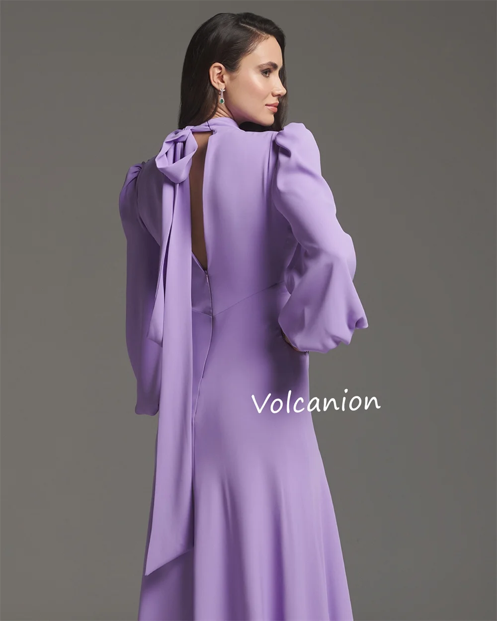 Customized Formal Evening Jersey Sequined Beading A-line High Collar Long Dresses Bespoke Occasion Exquisite  Quality