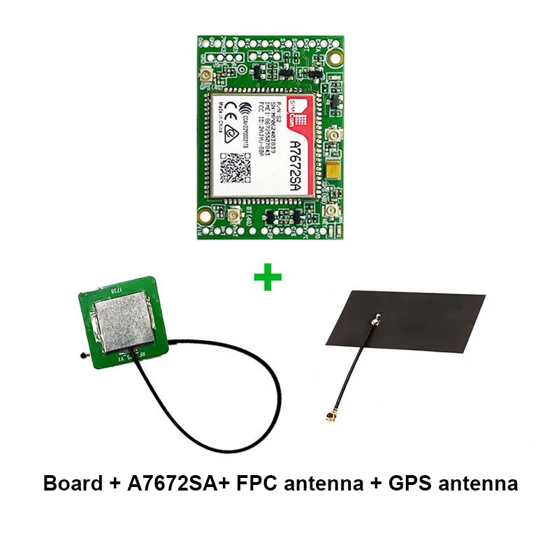 SIMcom A7672SA-FASE Core Board kit with Antenna LTE CAT1 Module Support data+GNSS+voice Modem Board for Australia/South America