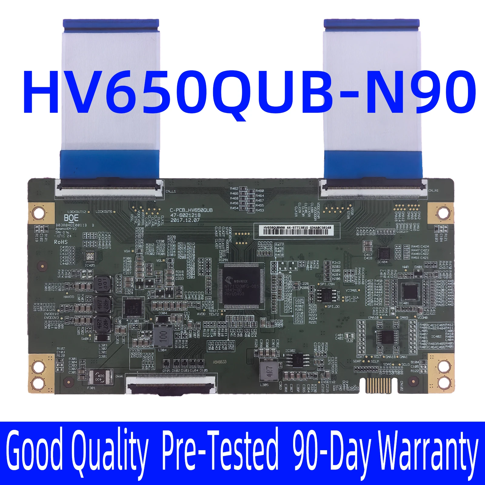 لوحة المنطق T-Con C-PCB -HV650QUB-N90 الأصلية 47-6021218