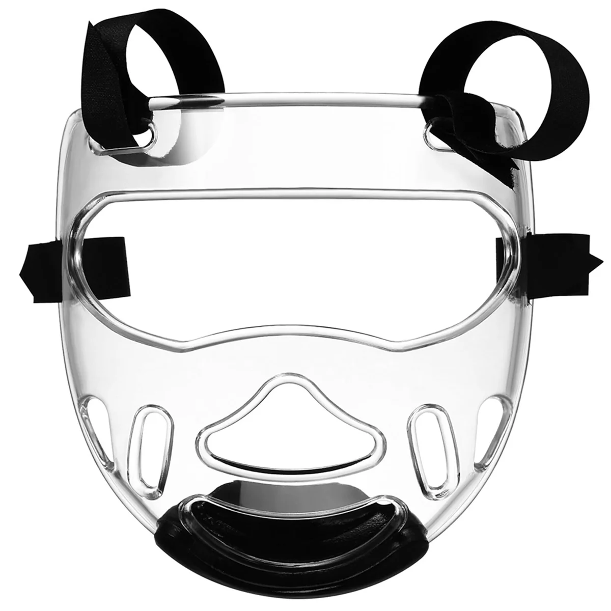 A43MM Taekwondo Face Mask Taekwondo Clear Detachable Protector Protective Mask for Sports Boxing Taekwondo Sanda Children