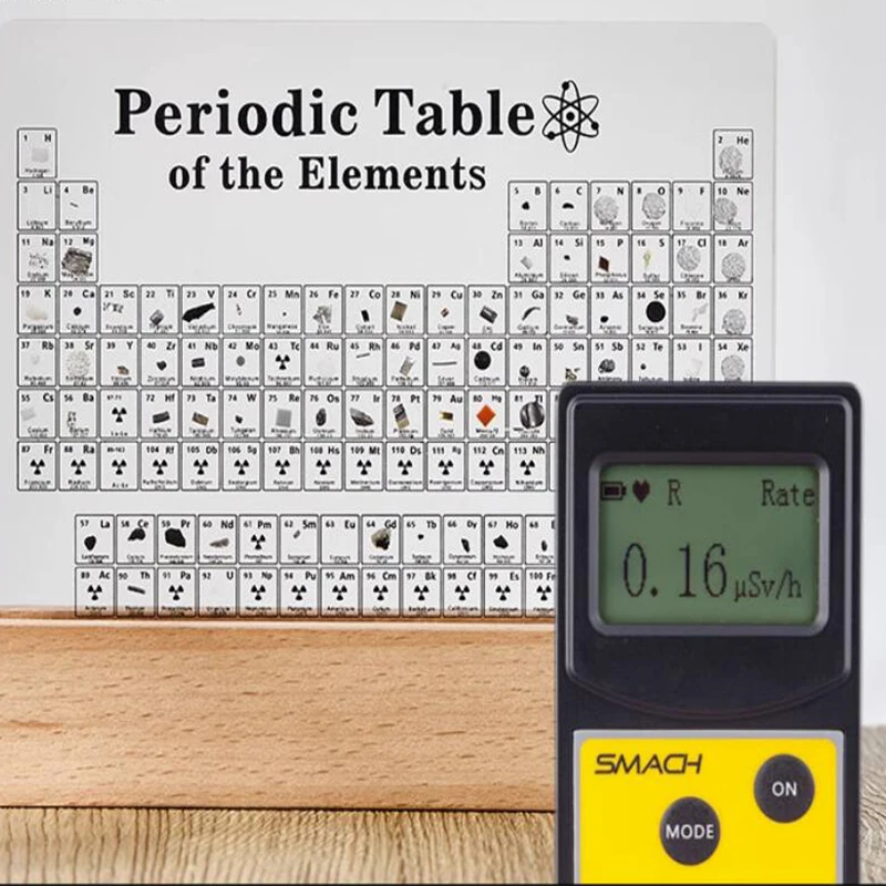 3D Periodic Table with Real Elements Mendeleev Real Periodic Table of Elements Accessories Desk Interior Decorating Decorations