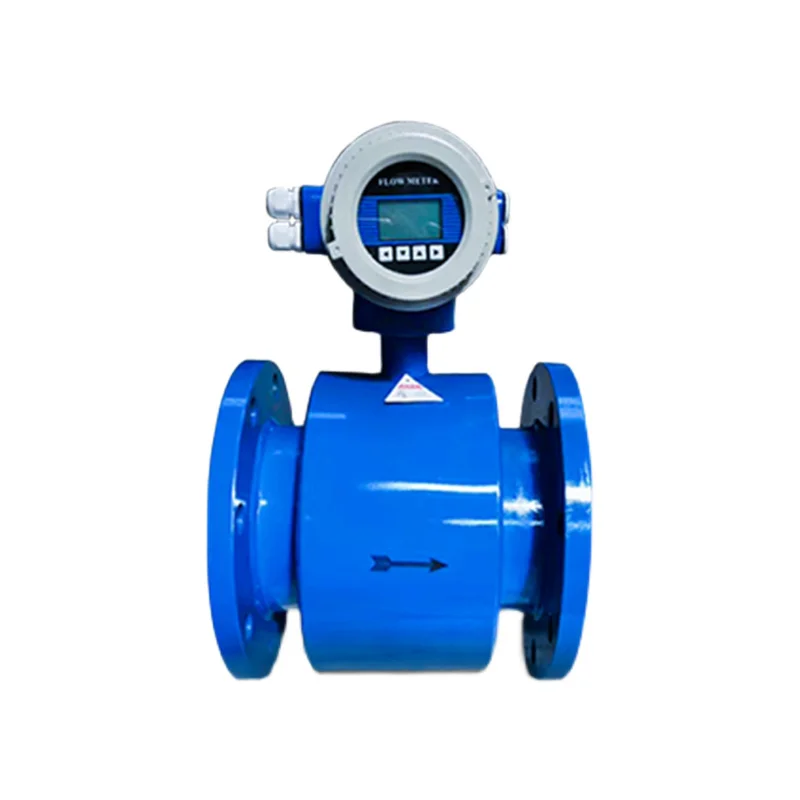 Intelligent Flow Instrument DN30 DN50 Water Flow meter PTFE Rubber Material Magnetic Flowmeter