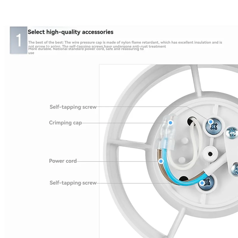 A50I 4-Inch Inline Exhaust Fan PVC Pipe Pressurized Fan For Home And Office Use For Indoor Ventilation And Fresh Air
