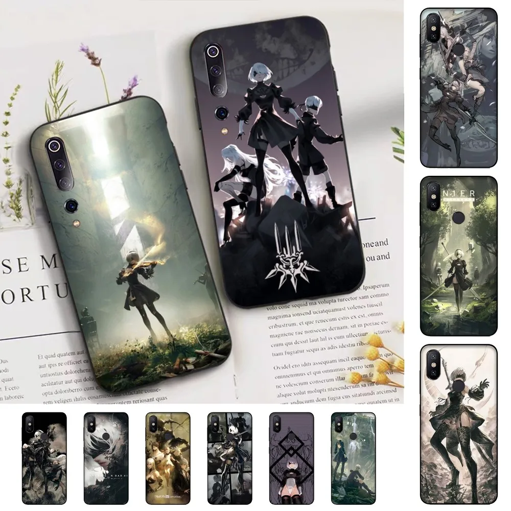 NieR Automat Phone Case For Xiaomi Mi 5X 8 9 10 11 12 lite pro 10T PocoX3pro PocoM3 Note 10 pro lite