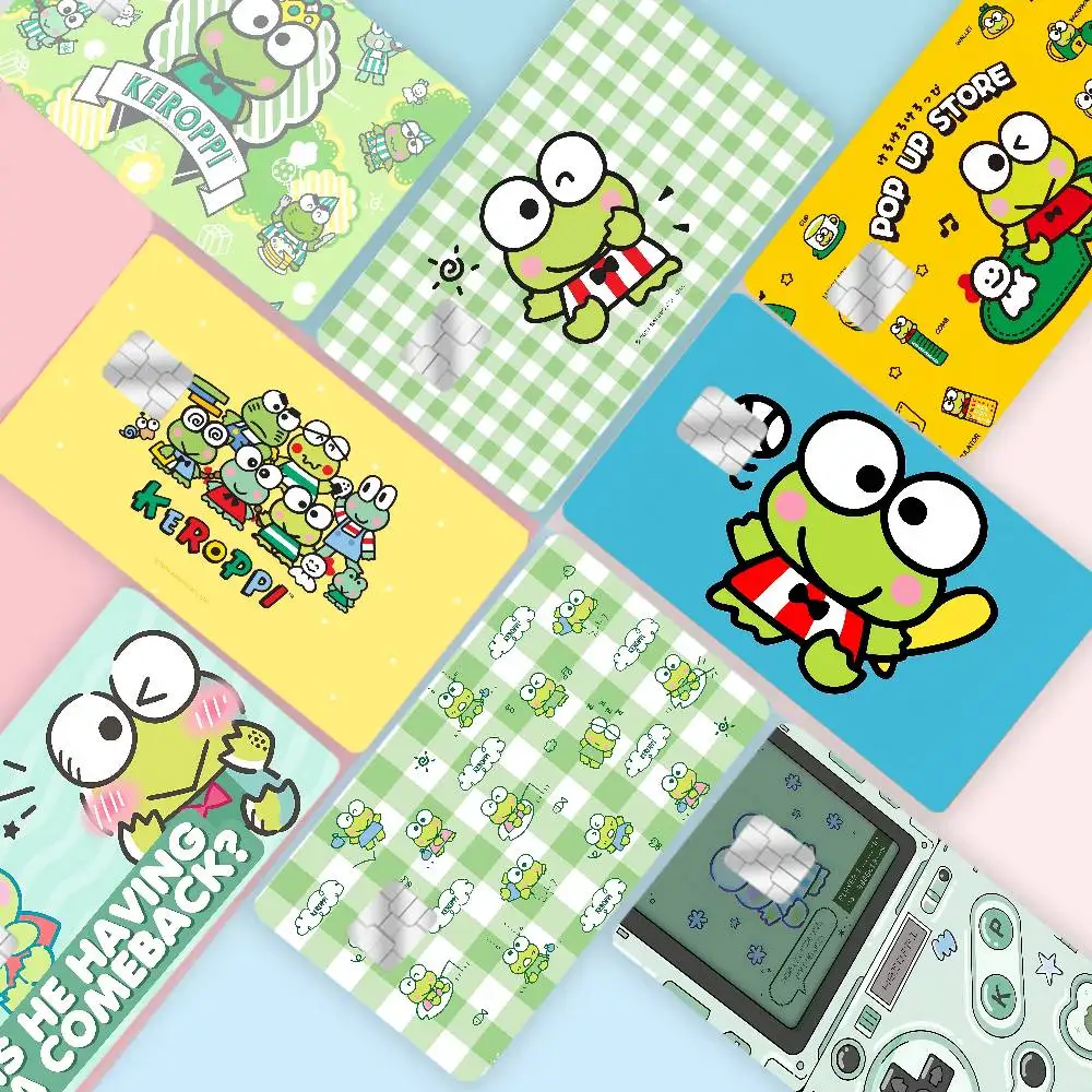 K-keroppiS Frosch Anime Cartoon Aufkleber Folie für Kreditkarte Debitkarte Bankkarte Buskarte