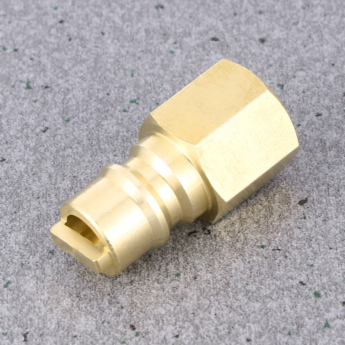 3/8 Inch Brass Propane Quick Connect Fittings Shutoff Valve For Rv Gas Grill Heater Camping Stove Turkey Fryer Outdoor Bbq