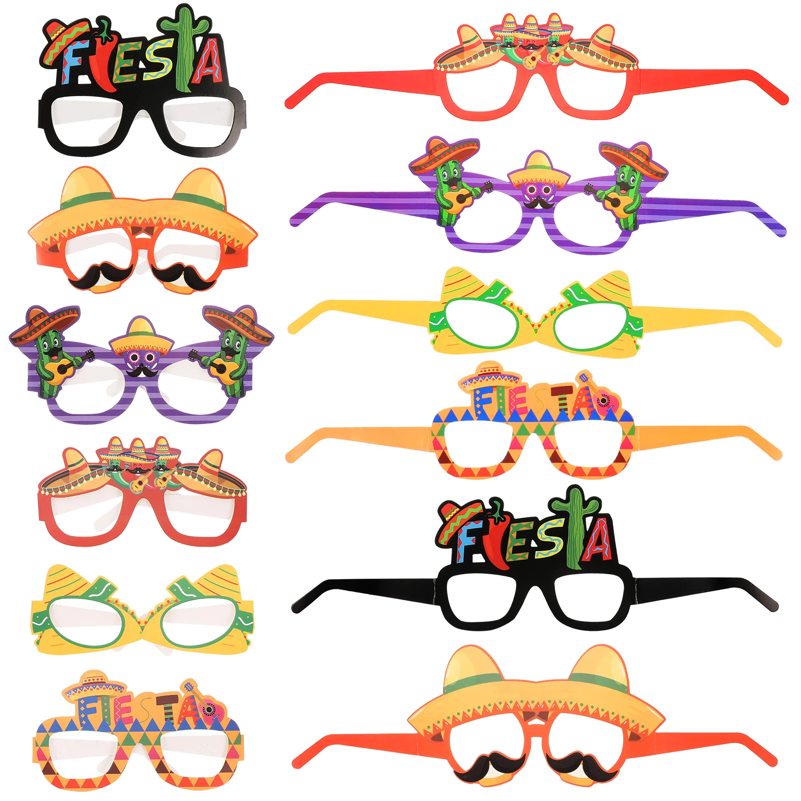 

12 Pcs The Banner Paper Glasses Drain Pipe Cover Plug Hap Inflatable Photo Booth Props