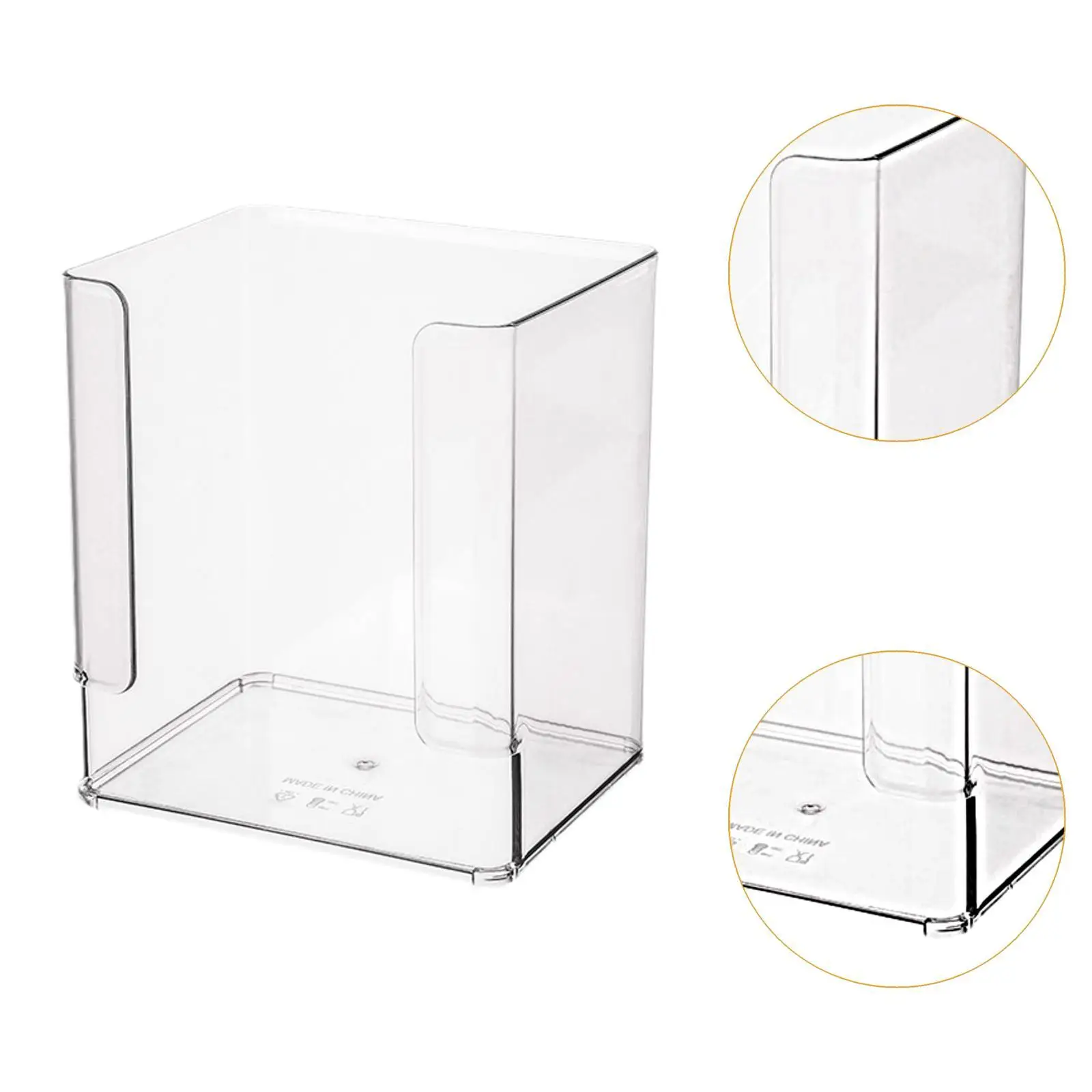 منظم كتب مكتب شفاف ، صندوق تخزين مانع للإنزلاق ، حامل ملفات ، صندوق قرطاسية مكتبي ، صندوق عرض للمستند ، المكتب