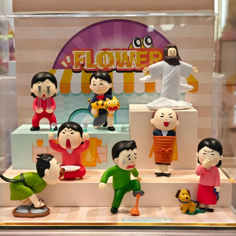 

Аутентичные в наличии Plzdot Иллюстрация Маленькие люди Удачи Абстрактная упаковка Emoji Слепая коробка Украшение рабочего стола Подарок-сюрприз