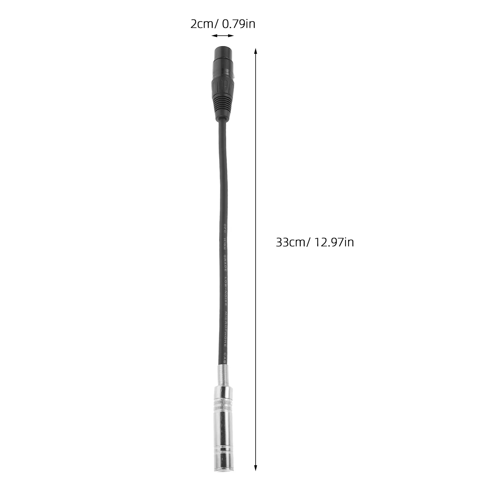2Pcs Xlr Microphone Cable Balanced 3-Pin Converter Wire 6.5mm Trs Female to Xlr Female Audio Cable Mixer Studio Stage view 3