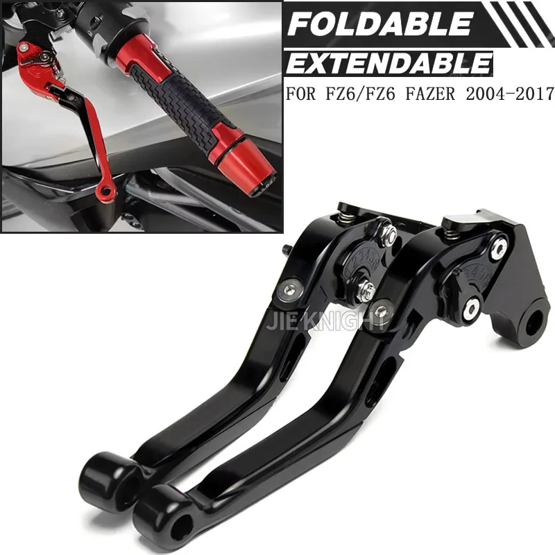 

For YAMAHA FZ6/FZ6 FAZER/FZ6R 2004-2017 Clutch Lever Brake Lever Foldable Adjustable Handle Levers Motorcycle Accessories Parts