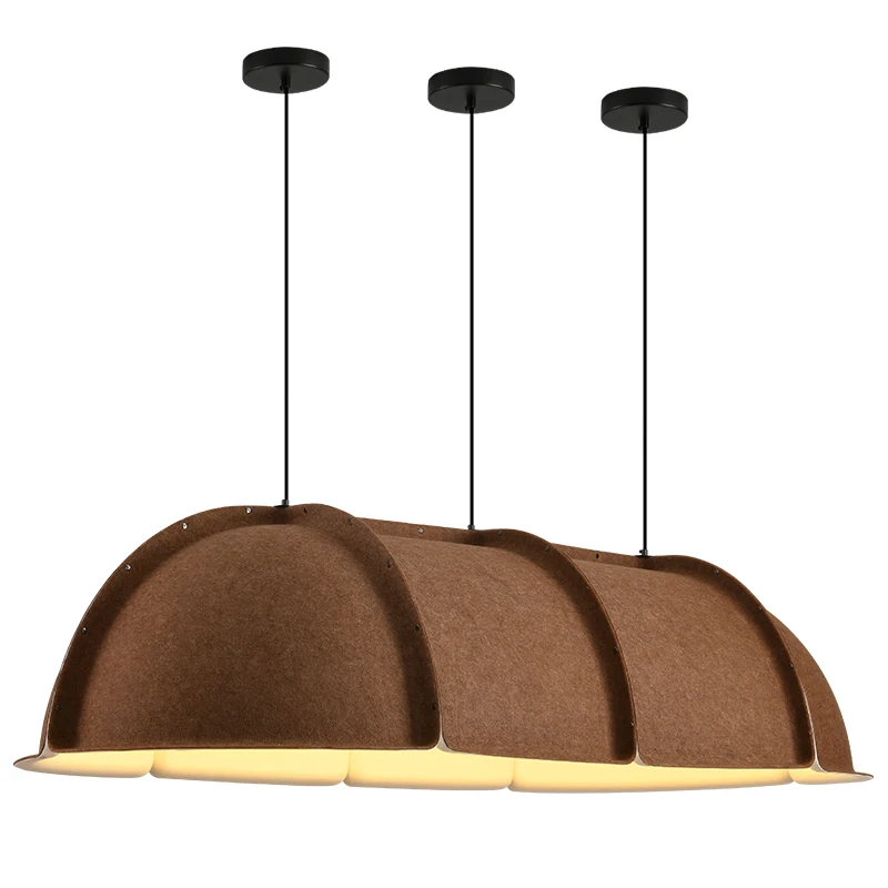 

Hot Selling PET Felt Lampshade DIY E27 Bulb Colorful Round Pendant Light for Restaurant Hotel Home Decor