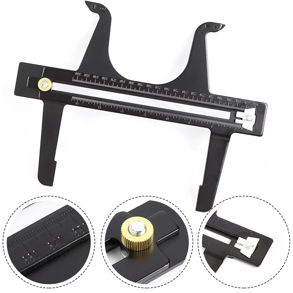 Car Brake Drum Gauge Knurled Knob Tool Range 6.5-14.25 Inch Brake Resetting Gauge Shoe Positioning Measurement Tools