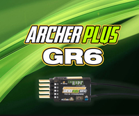 FrSky ARCHER PLUS GR6 OTA 2.4GHz 6/24CH ACCESS S.Port/F.Port PWM SBUS Output Full Range Telemetry Receiver for RC Drone