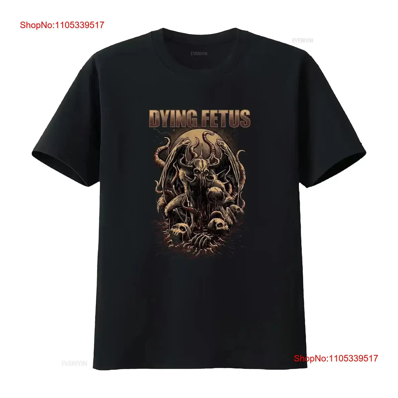 New Design 2022 Dying Fetus Death Metal Band Cemetary tees T shirt Size XL vintage Washed Comfortable Slightly Breathable