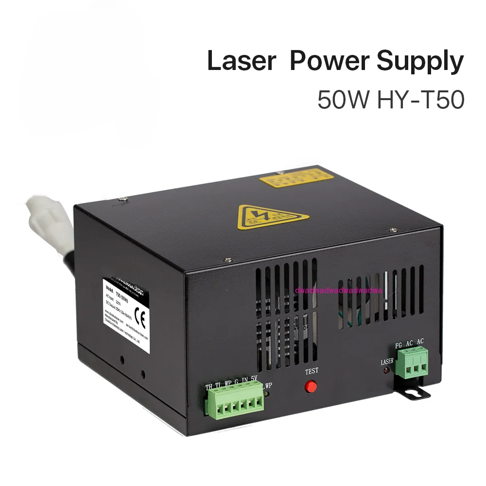 Cloudray 50W CO2 Laser Power Supply for CO2 Laser Engraving Cutting Machine HY-T50 T / W Series