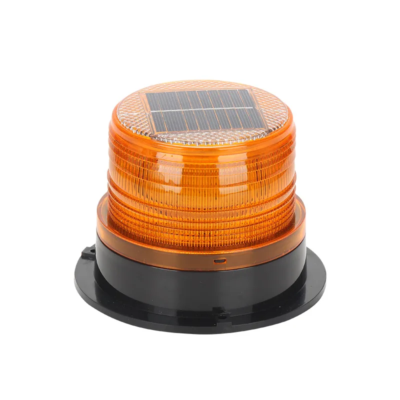 Car Solar Flash Engineering Light Blinking at Night Warning Vehicle Alarm LED High Magnetic Suction Roof Light for Vehicles