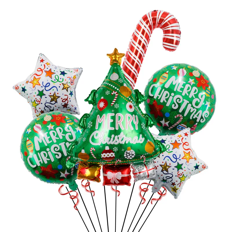 Christmas Balloons Happy New Year Christmas Kids Gifts Snowman Balloons Nightmare Before The Christmas Party Favors Kids