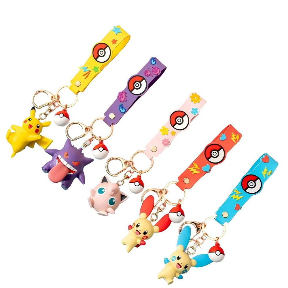 

Cartoon Peripherals Keychain Exquisite Handheld Figures Cute Design Car Bag Ornaments Practicality Lovely Decor Gift for Couples