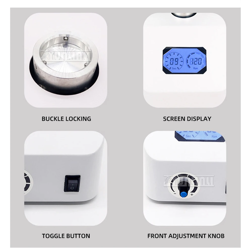 Dental Alginate & Gypsum Mixer – Multifunctional Impression Material Mixing Machine with Digital Display, Adjustable Speed