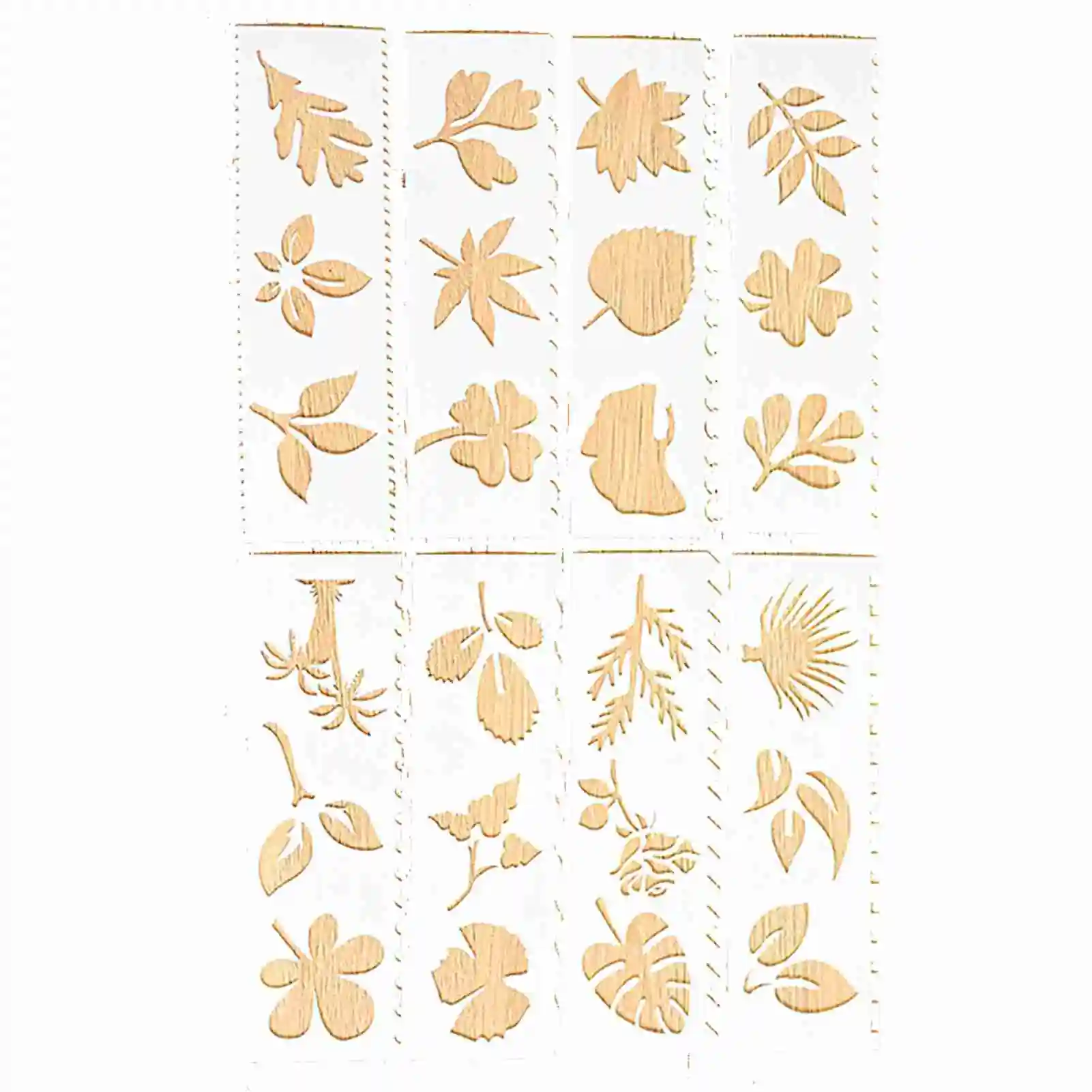 Multi-functional Drawing Stencils Straight & Wavy Lines Rulers Hollow Out Design PP Templates Reusable for Children Students DIY