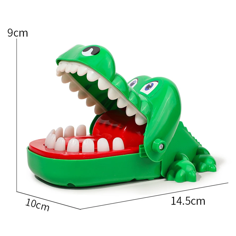 1/3Pcs Crocodile Teeth Toys Alligator Biting Finger Dentist Classic Family Games Party Pranks  Lucky Game Decompression Toy