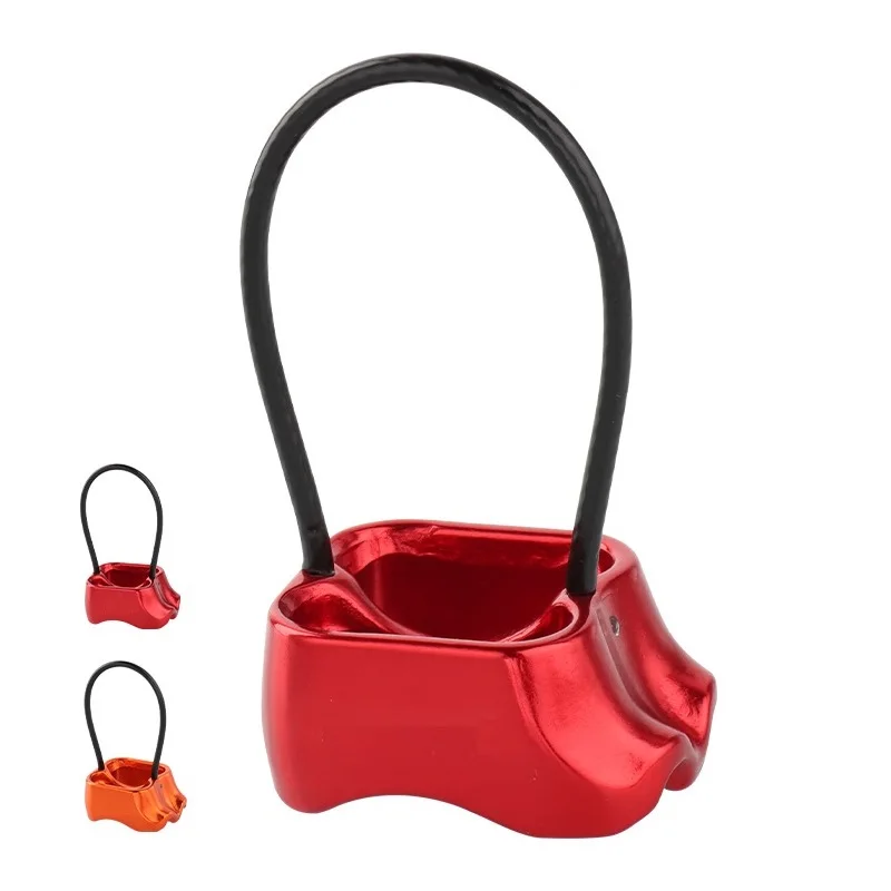 Wspinaczka skałkowa ATC Descender Aluminium 25kN Wewnętrzny ochraniacz ściany wspinaczkowej Outdoor Descend Sprzęt do wspinaczki górskiej