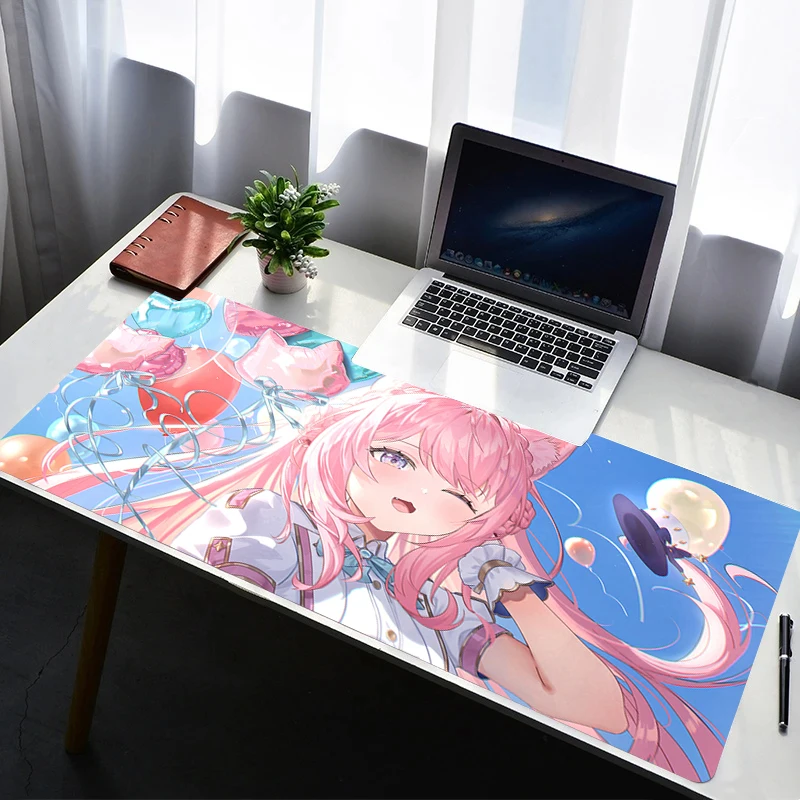 

Mouse Pad Laptop Non Slip Extended Desktop Mouse Mat PC Anime Keyboard Pad Gaming Accessories H-hololive Hakui Koyori Mousepad