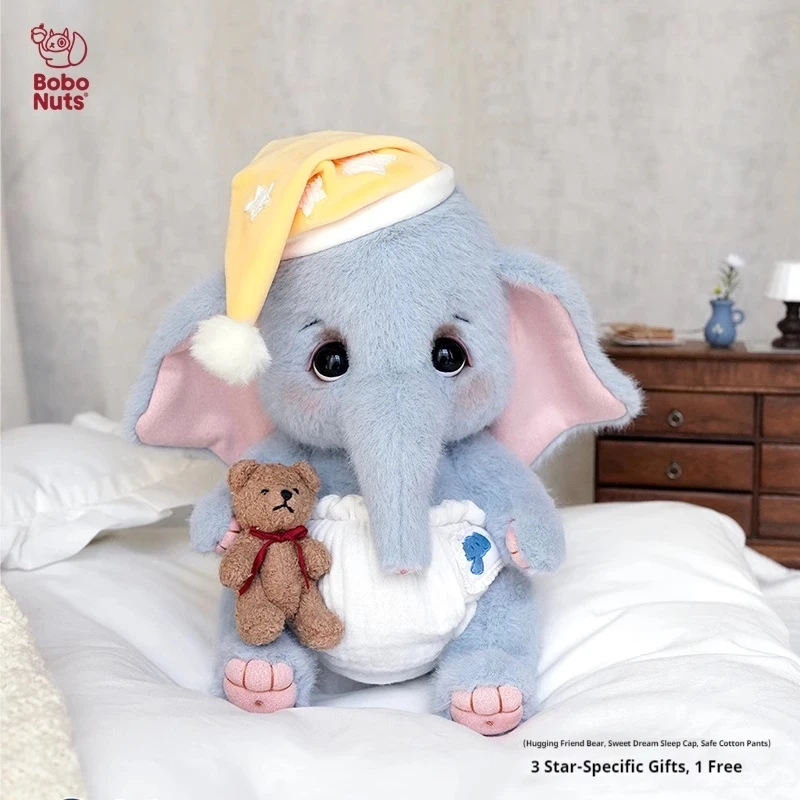 ديزني بوبونات روبي الفيل ألعاب من نسيج مخملي الراحة دمية النسيج الفن هدية عيد الحب للنساء دمى الحيوانات المحشوة