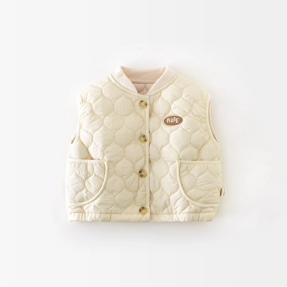 2025 Winter New Baby Sleeveless Warm Vest Plus Velvet Thick Infant Boy Girl Padded Jacket Toddler Thicken Casual Vest Cardigan image 4