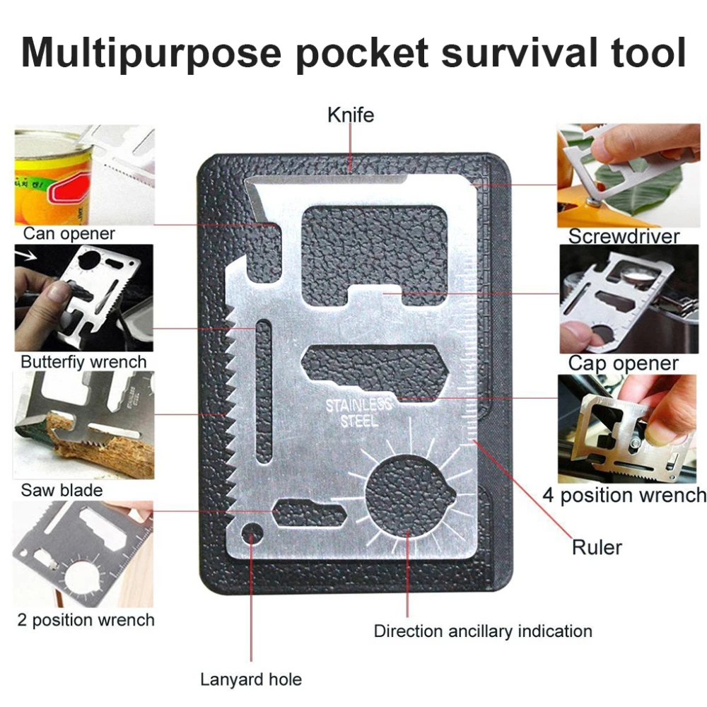 Imagem -05 - Kit de Emergência Trauma Bolsa ao ar Livre Multifunções Acampamento Engrenagem Kit Sobrevivência Primeiros Socorros Sos Deserto Faca de Emergência Kit