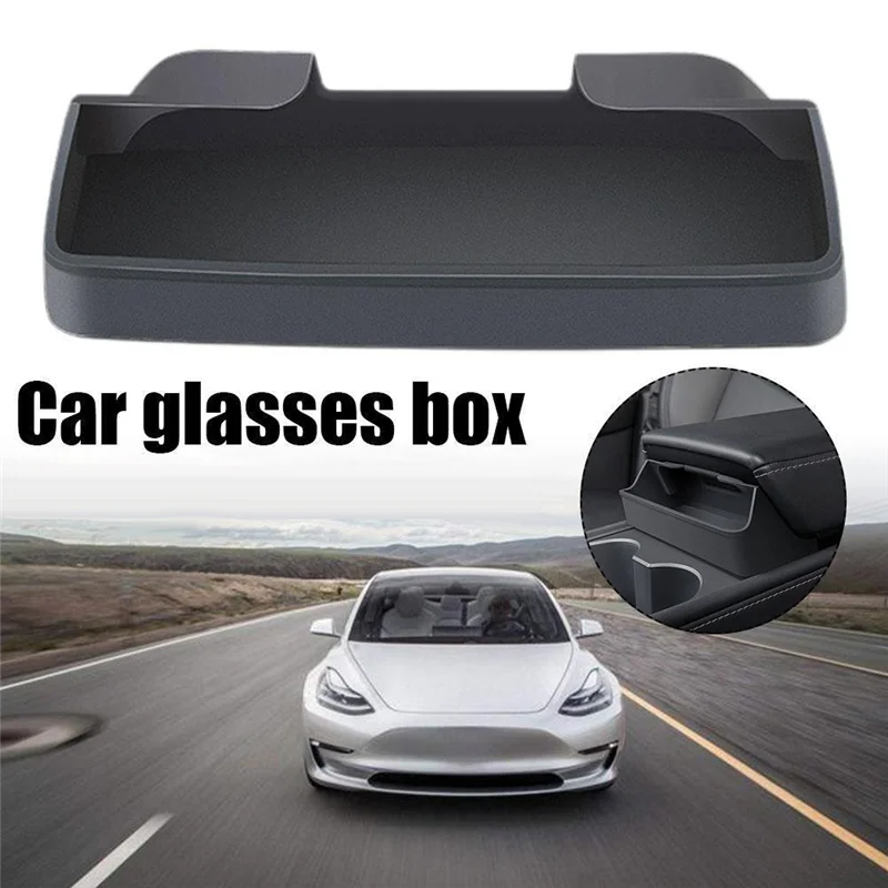 Centre Console Armrest Box Glasses Pocket Car Organiser Clip Car Interior Car Accessories Suitable for Model Y/3