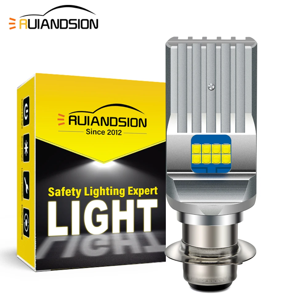 

Ruiandsion H6M Bulb LED 2525 16 Motorcycle Light Motorcycle Headlight 6V 12V 24V White Warm White Dropping Order