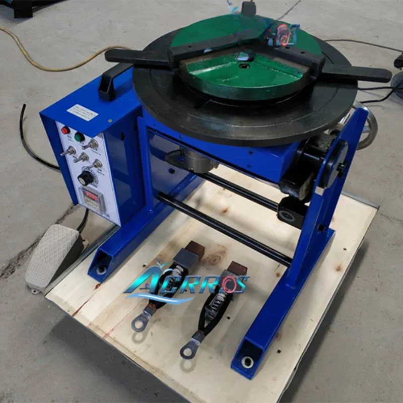 

300 Kg Capacity Turntable 220V Automatic Pipe Welder Positioner Welding With Chuck 400Mm