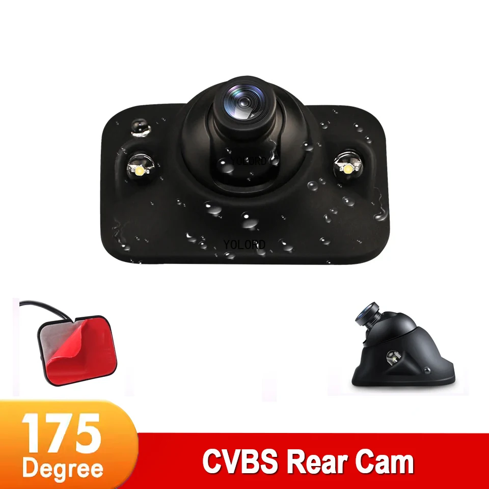 

Mini Size Rotatable Lens HD Night Vision IP67 Waterproof Front/Rear/Front View CVBS/CCD AHD Reverse Camera for Cars