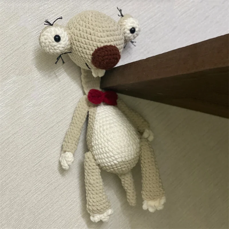 Handmade crocheted Cute dog door stopper Cartoon character modeling Animal Doorstop Floor Decorative DoorStop Home Prevent Door