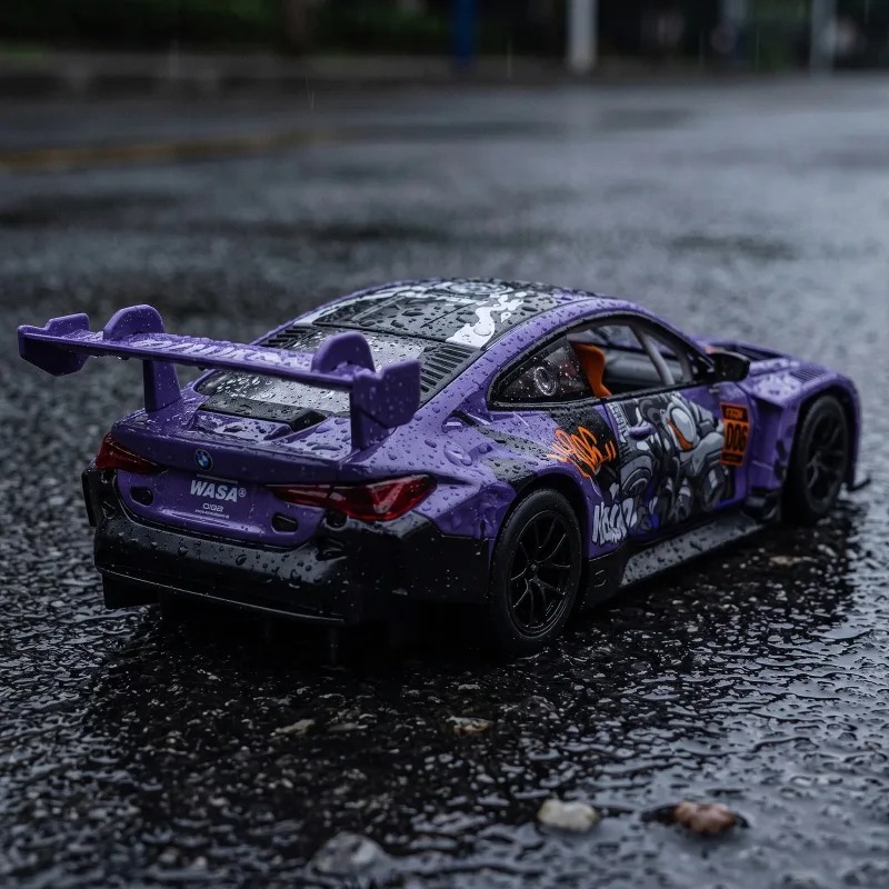 CCA MSZ 1:24 Alloy Metal Diecast Model Car Compatible With BMW M4 GT3 Home Decoration & Trendy Desktop Ornaments Holiday Present