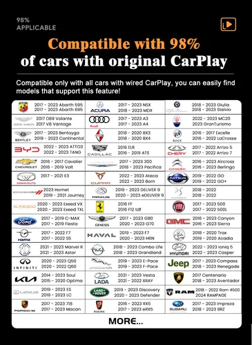 Imagen 2 del producto Adaptador CarPlay inalámbrico 2 en 1, adaptador inalámbrico Android Auto, 5Ghz, WiFi tipo C, USB, Plug and Play, adaptador inalámbrico Carplay para coche