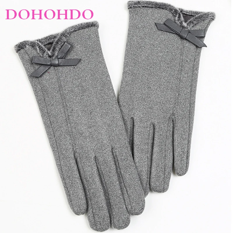 Velvet Black Gloves Heating Touch-screen Gloves Women Warm Autumn Winter Plus Velvet Fashion Riding Windproof Motorcycle Gloves