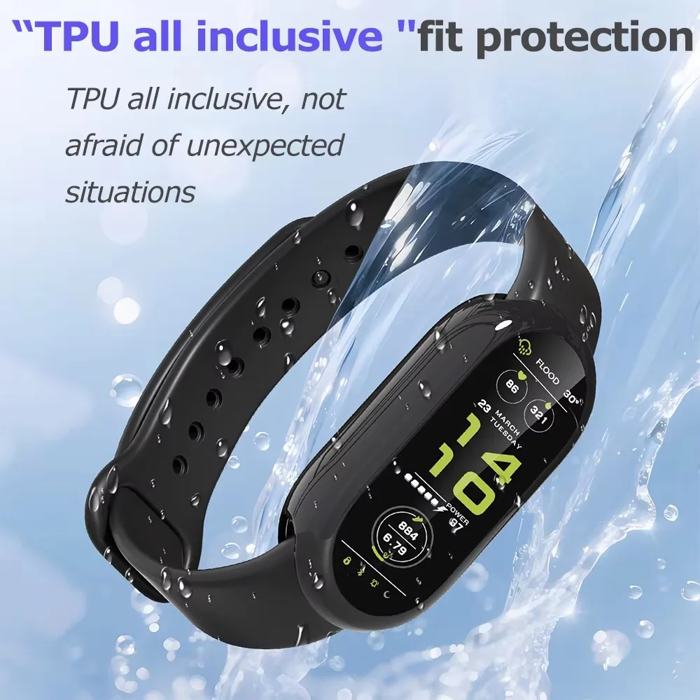 Soft TPU Watch Case for Xiaomi Mi Band 11 Smartwatch All-Around Protective Cover Screen Protector for Mi Band 11 - view 2