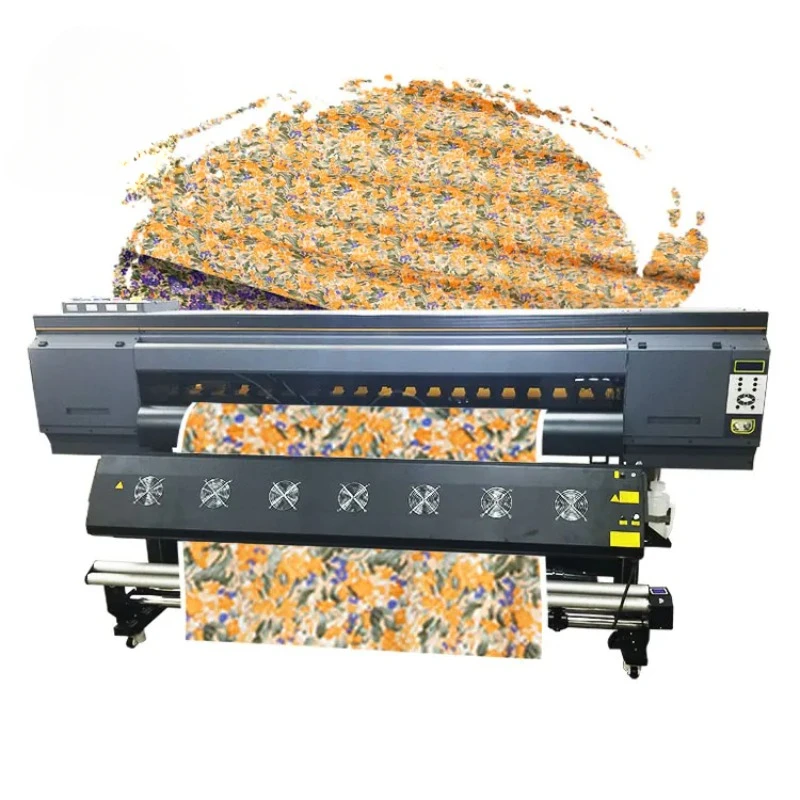 High Speed Textile Printer 1900mm Print Width 3pcs Print heads Digital Sublimation Printer