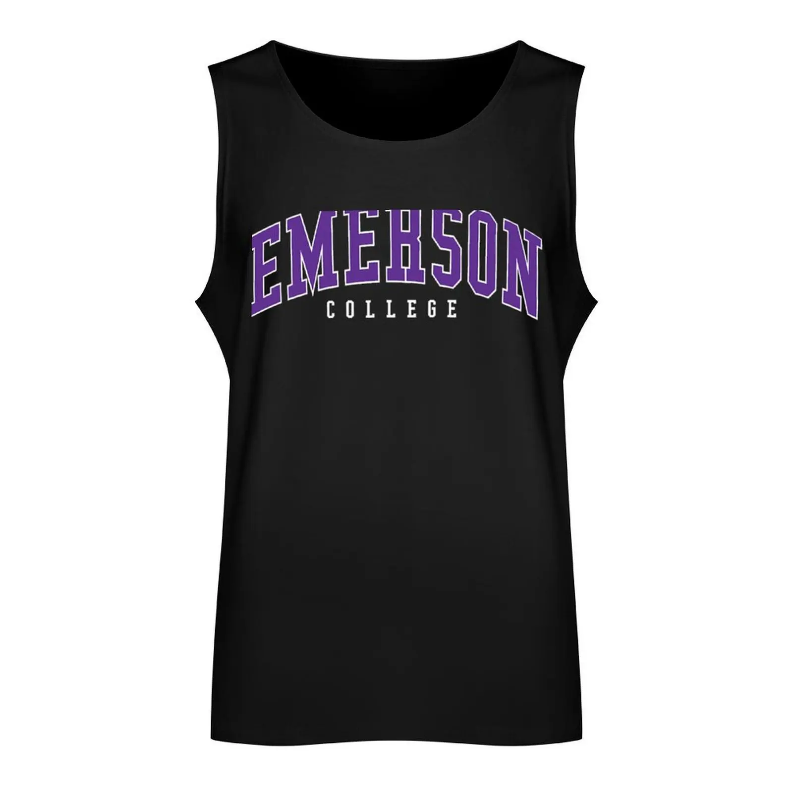 emerson college font curved Tank Top Sleeveless men t shirts sports suits