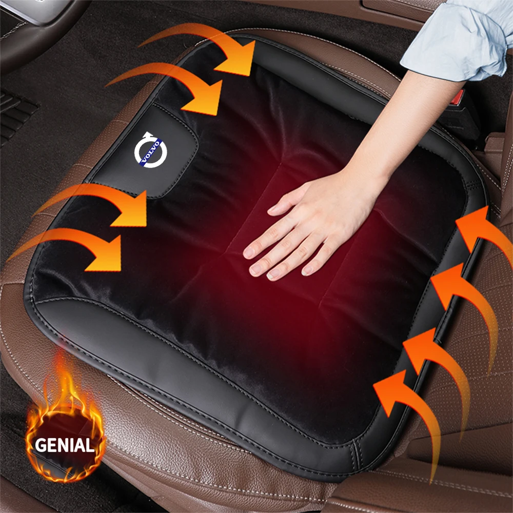 Car Seat Anti Slip Cover Chair Front Rear Flannel Warm Cushion Pad For Volvo V90 V60 V40 XC90 C30 XC60 S80 S90 XC40 XC70 S40 S60