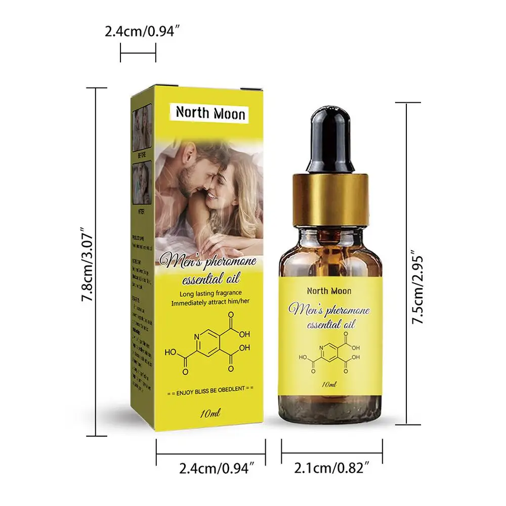 10 ml Pheromon-langanhaltender Duft, ätherisches Öl, natürlicher Körper, sexy ätherisches Öl für Männer und Frauen, attraktiver Duft